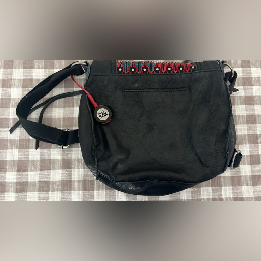The Sak Black Leather Crossbody Bag - Picture 4 of 4